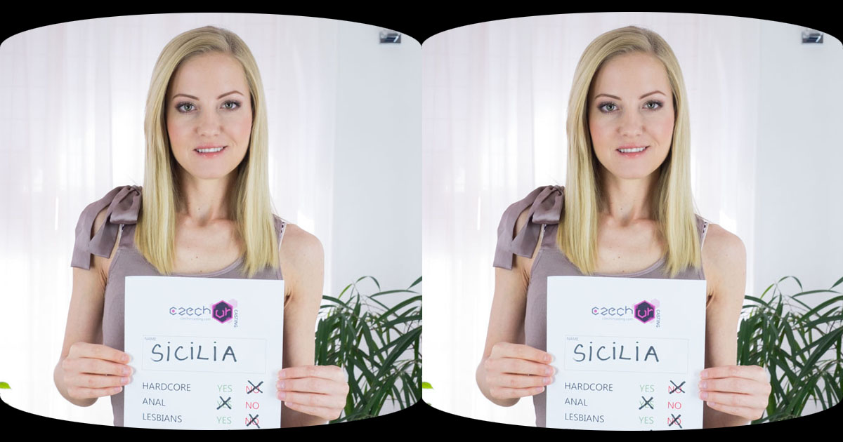 Czech VR Casting #77 Blond Sicilia in Casting